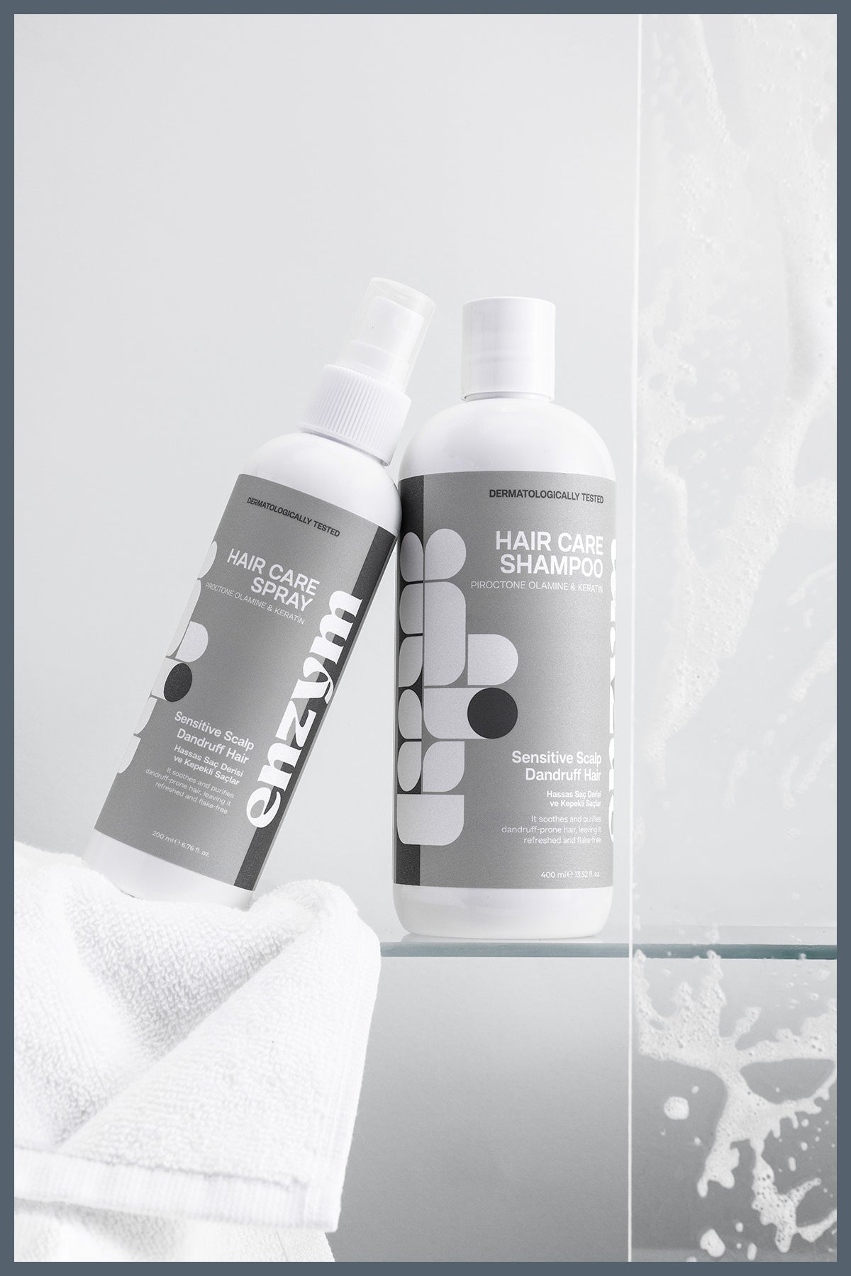 Enzym Cosmetic Hassas Saç Derisi Ve Kepekli Saçlara Özel Kepek Önleyici Şampuanı 400 ml (tuzsuz)