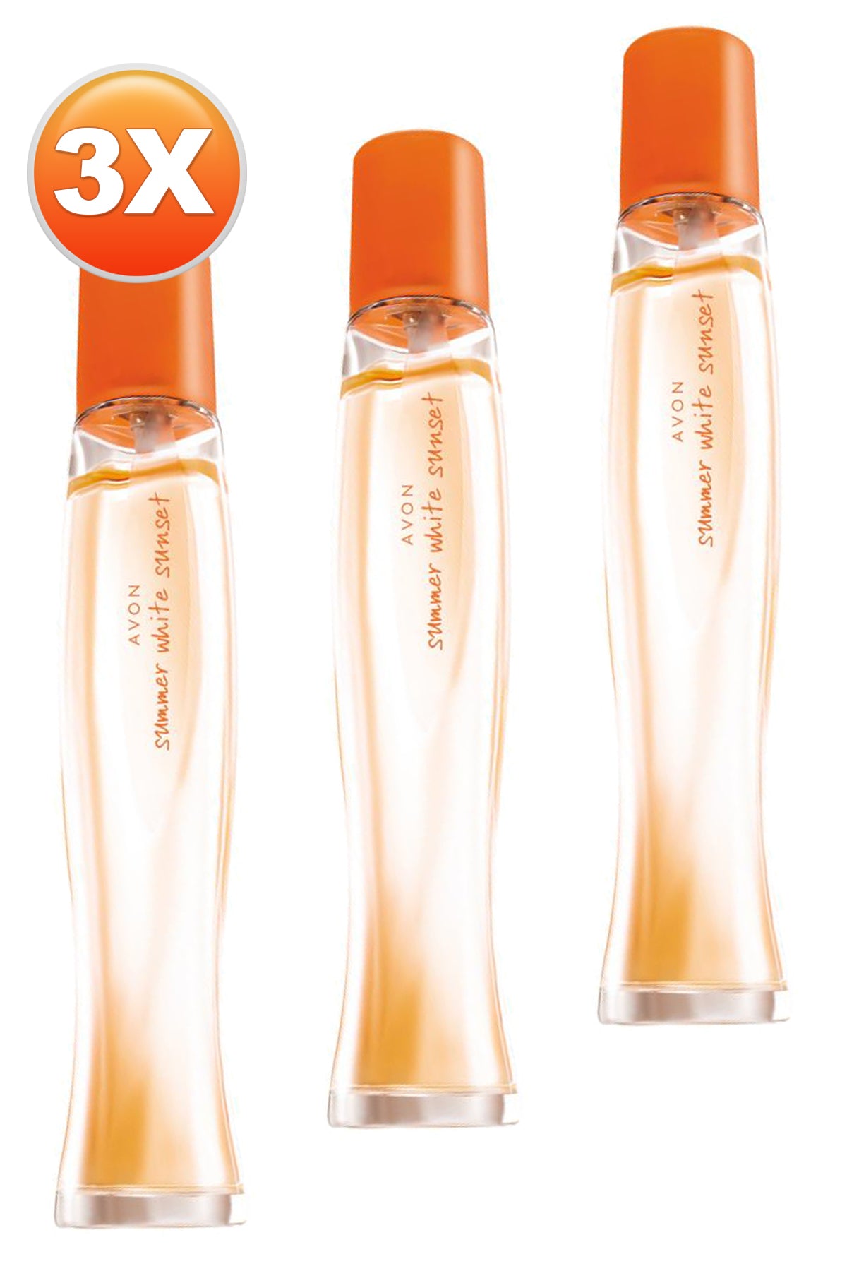 Avon Summer White Sunset Kadın Parfüm Edt 50 Ml. Üçlü Set