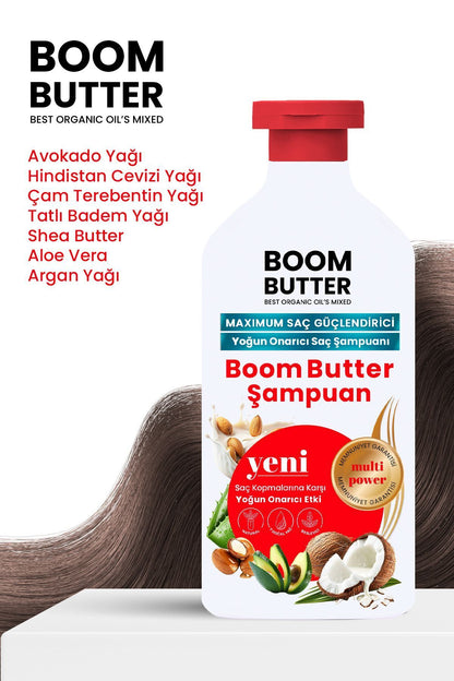 Procsin Boom Butter 7 Yağ İçeren Dökülme Önleyici ve Hızlı Uzama Şampuanı 400 ml