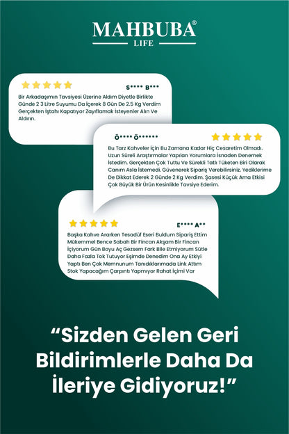 Mahbuba Hindiba Kahvesi Detox Form Diyet Kahve 4x 120gr ( 4 Aylık Kullanım )