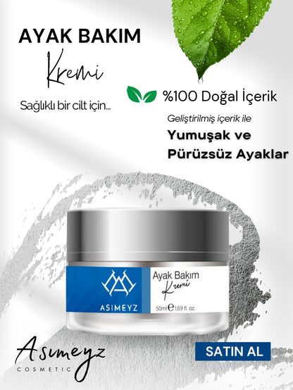 Yumuşatıcı Ayak Bakım Kremi - Topuk Çatlaklarına Üstün Bakım 50 Ml