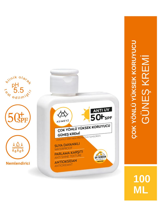 Çok Yönlü Yüksek Korumalı Spf +50 Faktör Anti UV Sun Care -Güneş Kremi 100 ml